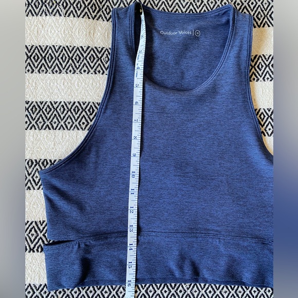 Outdoor Voices Slashback Crop Top, blue - Medium - Picture 12 of 13